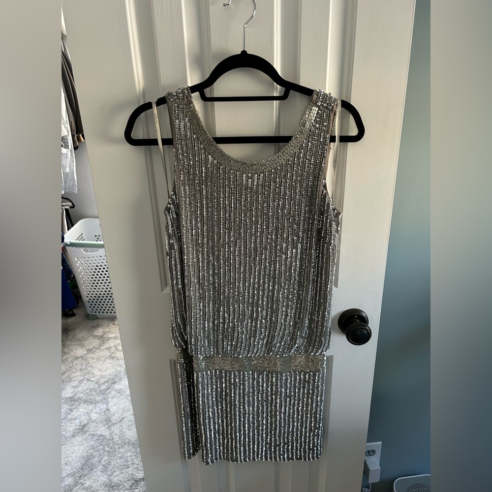 Size 4 Adrianna Papell Sequinned Dress